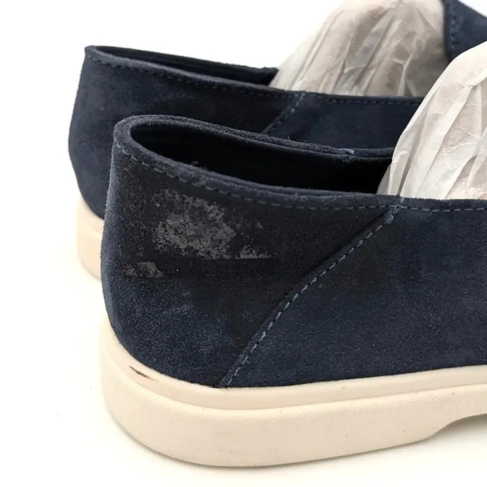 Nordstrom Axton Slip-On Loafer Shoes Round Toe Men's Navy Night Size US11M EU44